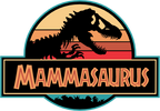 (244-07-C14) Retro Jurassic Family Dinosaur Custom