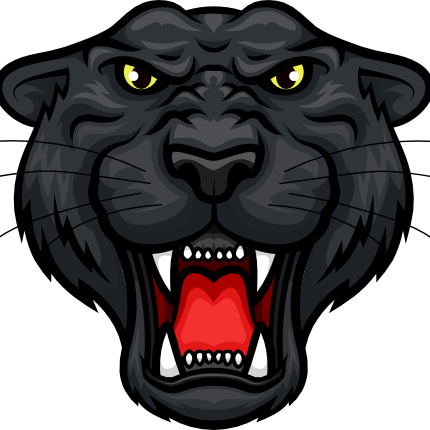 (145-1A-01) Panther Mascot