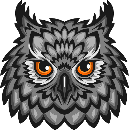 (s145-01-2E) Owl Mascot