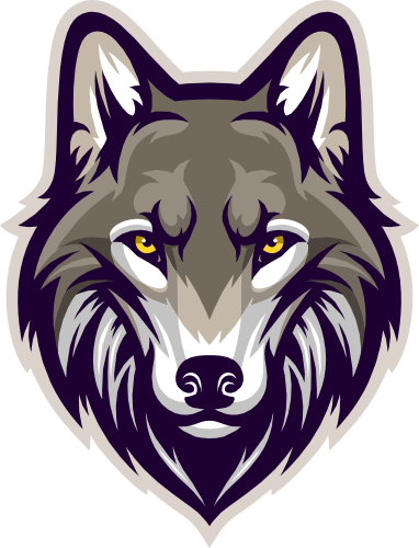 (145-1A-35) Wolf Coyote Mascot