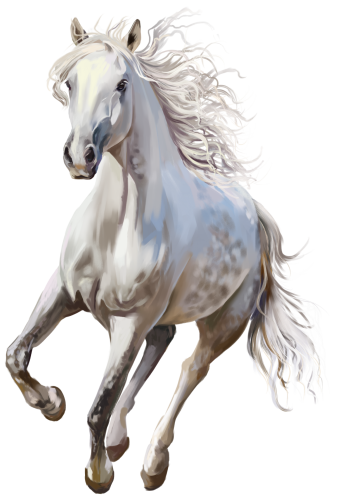 (s109-3-N)  Watercolor Horse