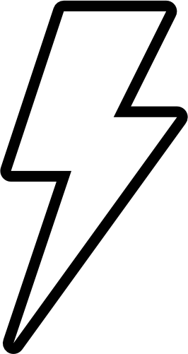 (210-01-G) Lightening Bolt