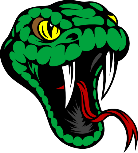 (s145-1-3C) Snake Head Mascot