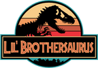 (244-07-C14) Retro Jurassic Family Dinosaur Custom