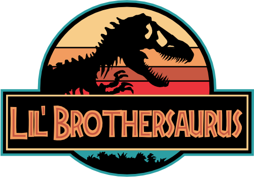 (244-07-C14) Retro Jurassic Family Dinosaur Custom