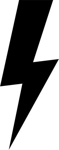 (210-01-E) Lightening Bolt