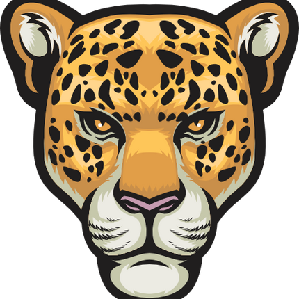 (s145-01-3Y) Leopard Jaguar Mascot