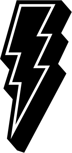 (210-01-F) Lightening Bolt