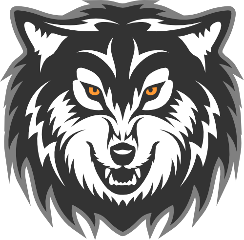 (145-1A-33) Wolf Mascot