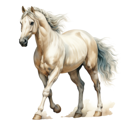 (s398-1-1N)  Watercolor Horse