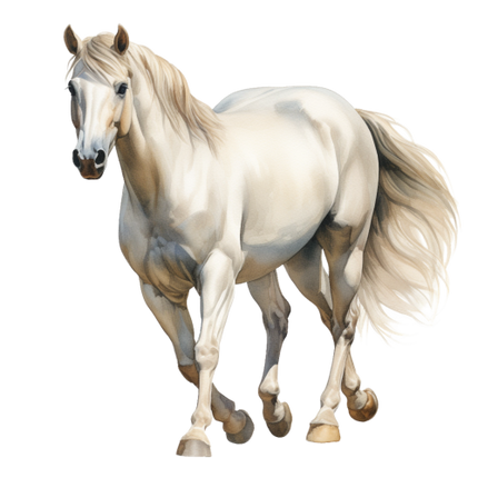 (s398-1-1L)  Watercolor Horse