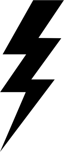 (210-01-D) Lightening Bolt