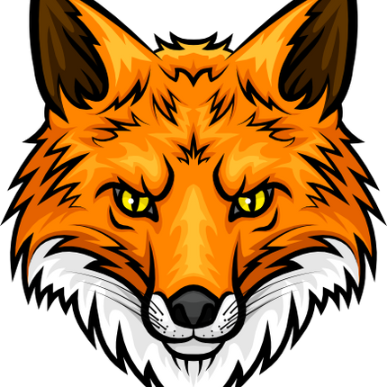 (145-1A-47) Fox Mascot
