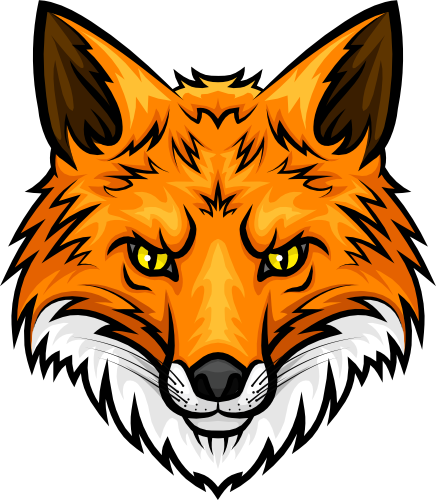 (145-1A-47) Fox Mascot