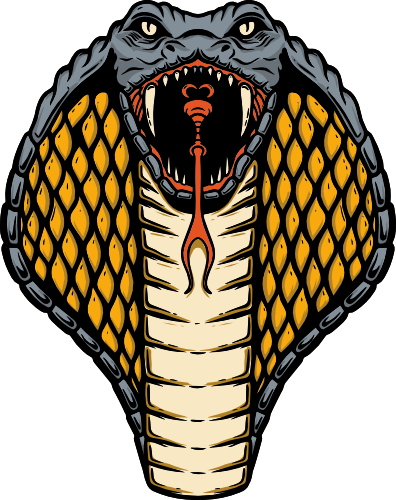 (s145-1-2X) Cobra Mascot