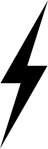 (210-01-B) Lightening Bolt