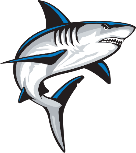(145-1A-10) Shark Mascot