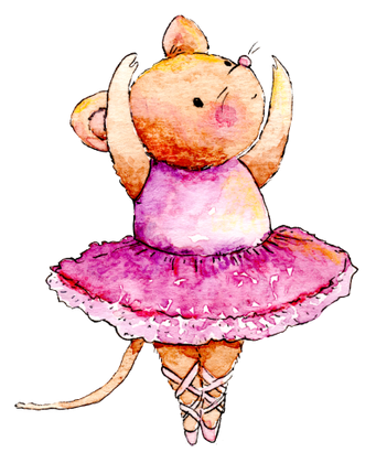 (105-1) Ballerina Animals