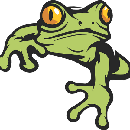 (145-1A-12) Frog Mascot