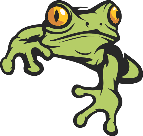 (s145-1-1N) Frog Mascot