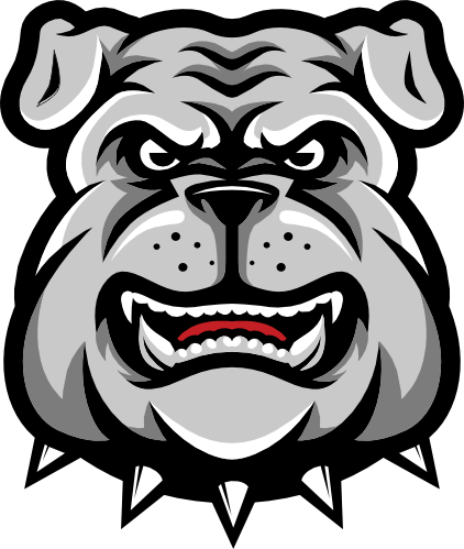 (145-1A-02) Bulldog Mascot
