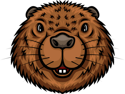 (145-1A-32) Beaver Mascot
