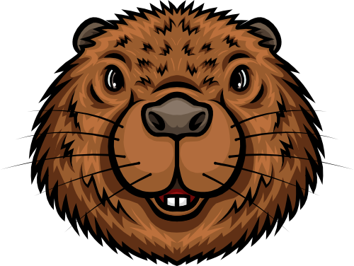 (145-1A-32) Beaver Mascot