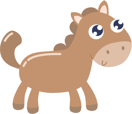 (s265-1Y)  Cartoon Horse