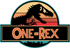 (244-07-C14) Retro Jurassic Family Dinosaur Custom