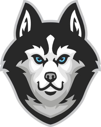 (145-1A-43) Husky Mascot