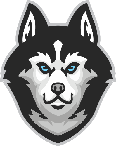 (145-1A-43) Husky Mascot