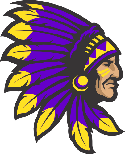 (145-1A-79-2) Native American Indian Brave Chief Mascot
