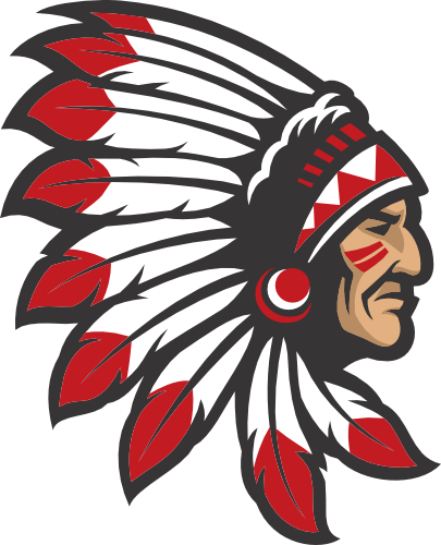 (145-1A-79-1) Native American Indian Brave Chief Mascot