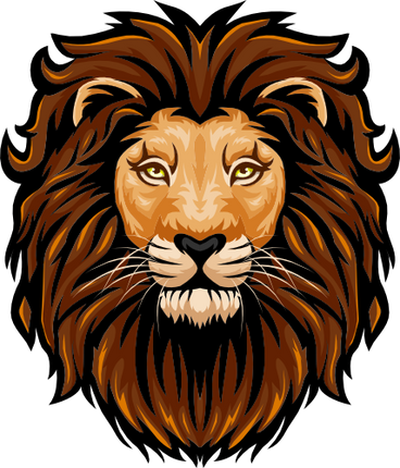 (s145-01-3U) Lion Mascot