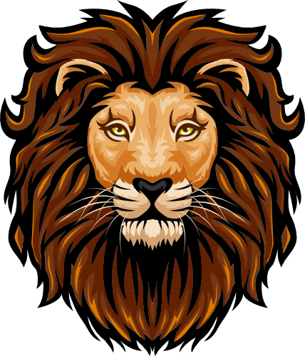 (s145-01-3U) Lion Mascot