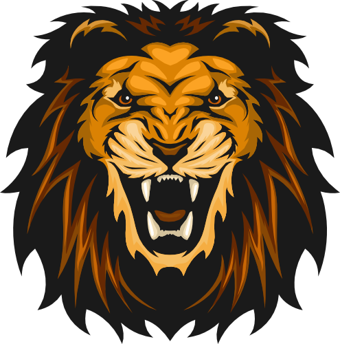 (s145-01-3T) Lion Mascot