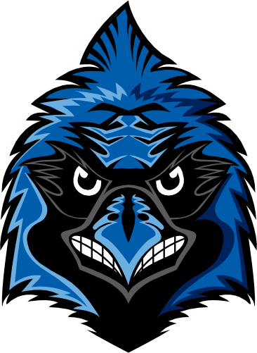(s145-01-3G) Blue Jay Mascot