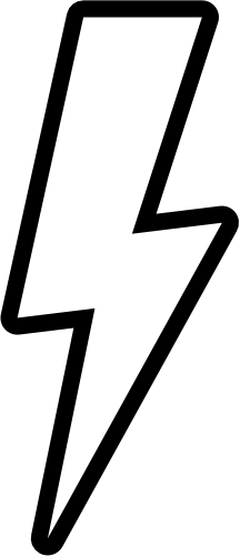 (210-01-K) Lightening Bolt