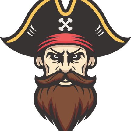 (145-1A-55) Pirate Buccaneer Mascot
