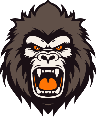 (s145-01-3W) Gorilla Mascot