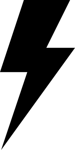 (210-01-A) Lightening Bolt