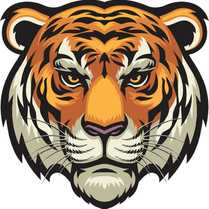 (s145-01-2J)  Tiger Mascot