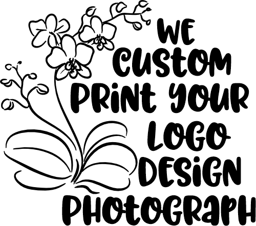 (c001) We Custom Print Your Logo, Pre-Made Design, Photograph